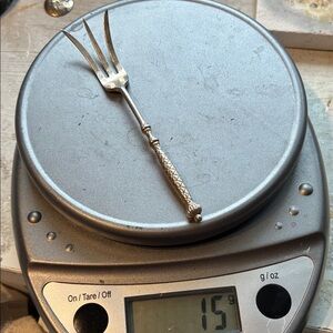 Unique Gorham Sterling Lemon Fork